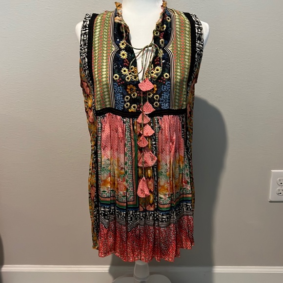 Anthropologie Bhanuni by Jyoti Tunic Top Size Small NWOT - Picture 2 of 7